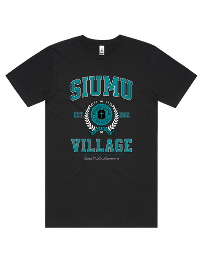 Siumu Varsity Tee 5050 - AS Colour - Aqua Print