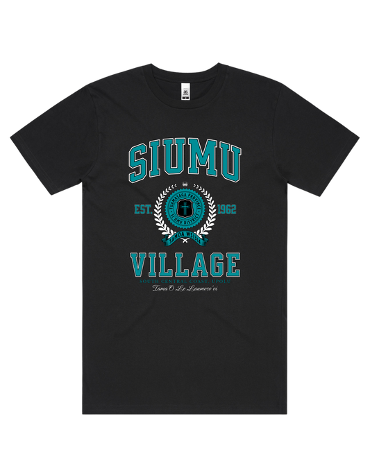 Siumu Varsity Tee 5050 - AS Colour - Aqua Print