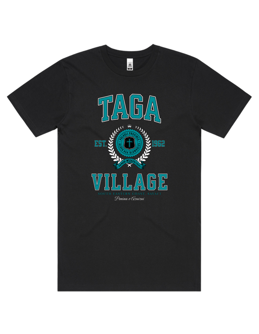 Taga Varsity Tee 5050 - AS Colour - Aqua Print