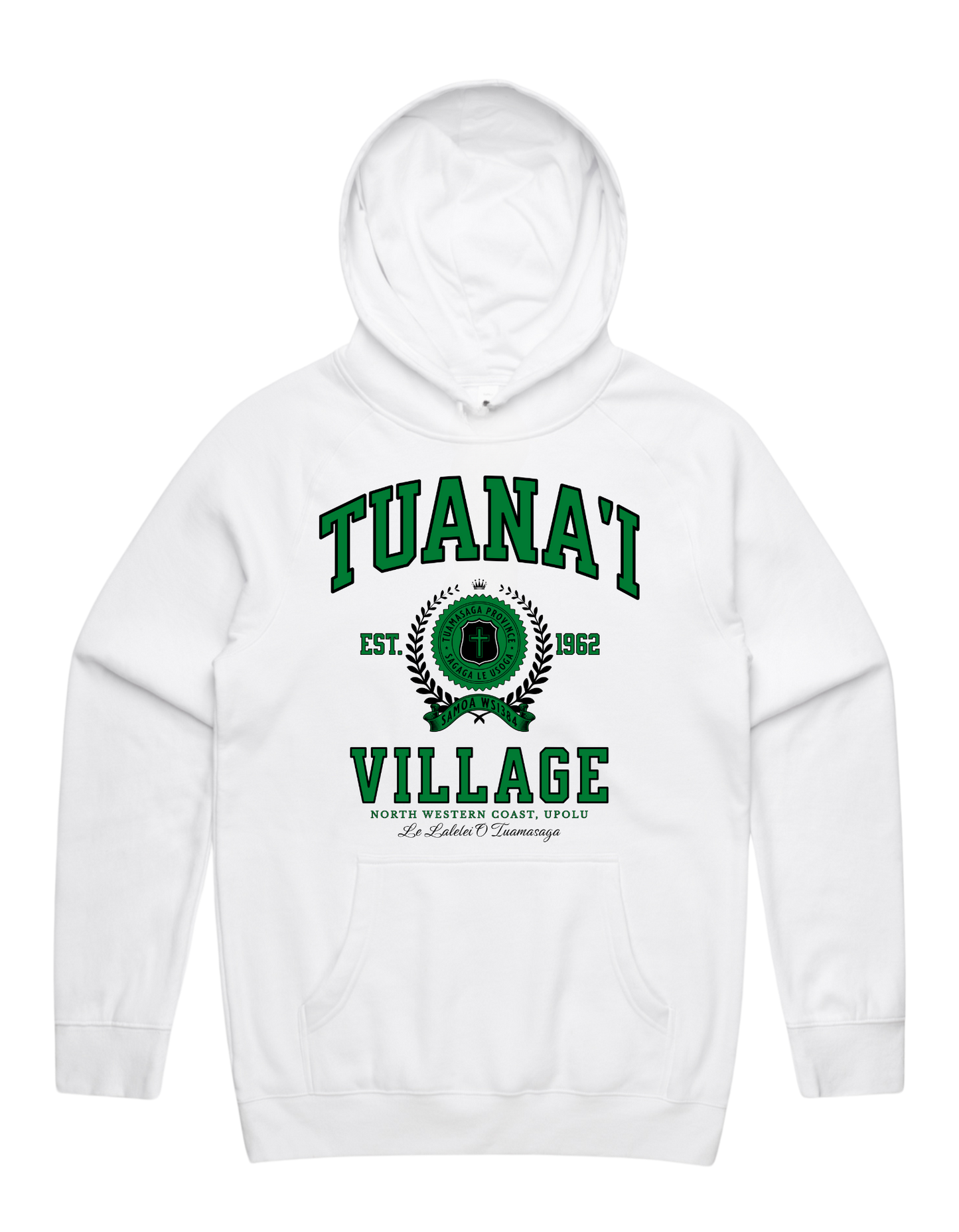 Tuana'i Varsity Supply Hood 5101 - AS Colour - Green Print