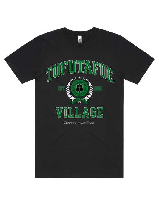 Tufutafoe Varsity Tee 5050 - AS Colour - Green Print