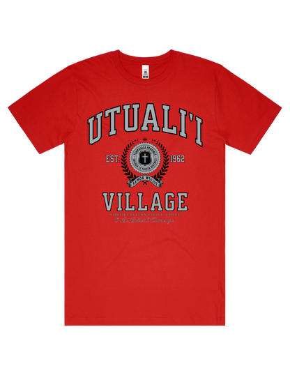 Utuali'i Varsity Tee 5050 - AS Colour - Silver Print