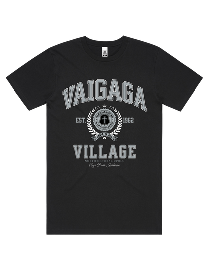 Vaigaga Varsity Tee 5050 - AS Colour - Silver Print