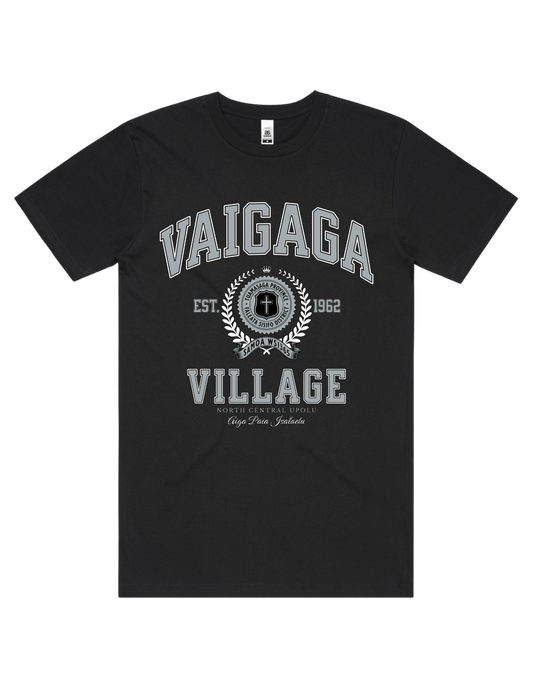 Vaigaga Varsity Tee 5050 - AS Colour - Silver Print