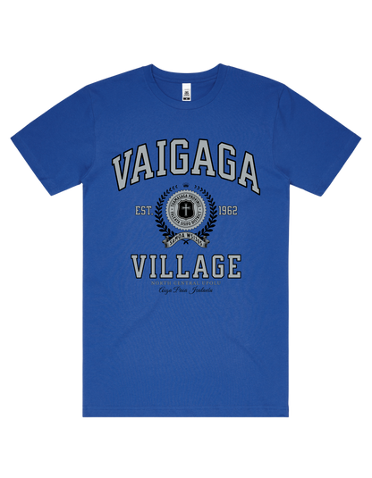 Vaigaga Varsity Tee 5050 - AS Colour - Silver Print