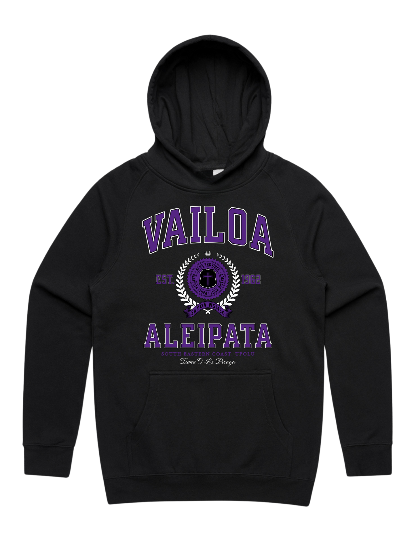 Vailoa Aleipata Varsity Supply Hood 5101 - AS Colour - Purple Print