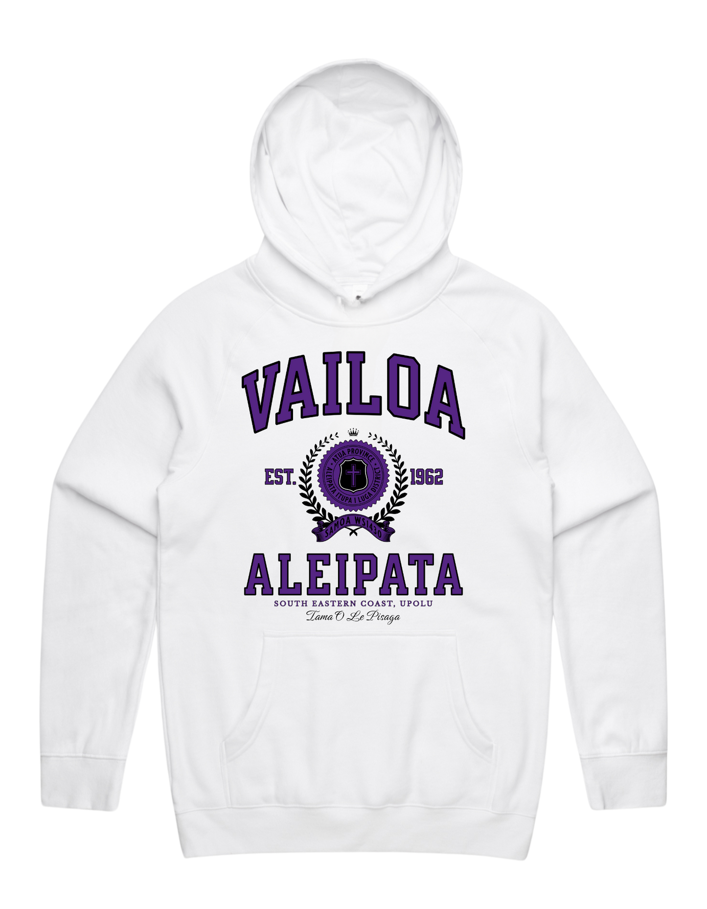 Vailoa Aleipata Varsity Supply Hood 5101 - AS Colour - Purple Print