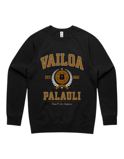 Vailoa Palauli Varsity Crewneck 5100 - AS Colour - Brown Print