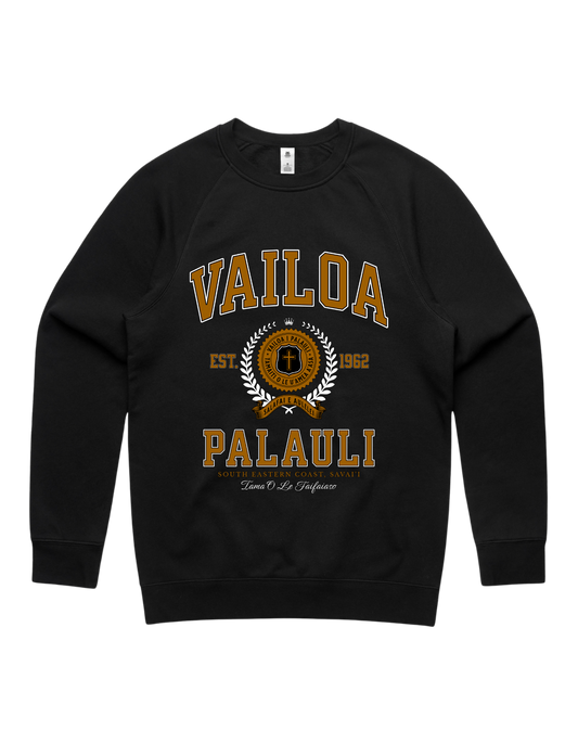 Vailoa Palauli Varsity Crewneck 5100 - AS Colour - Brown Print