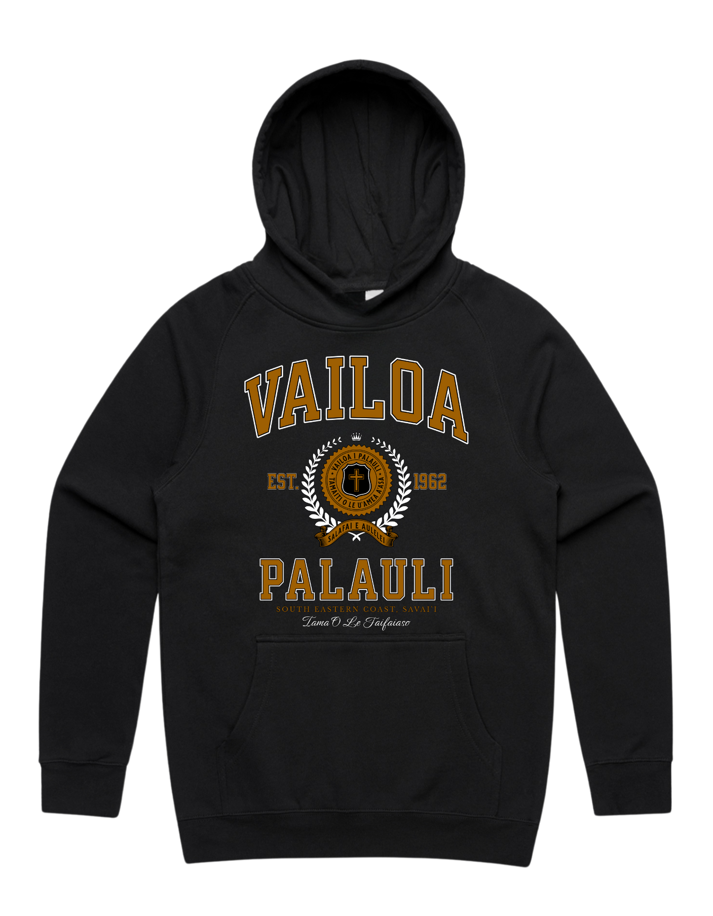 Vailoa Palauli Varsity Supply Hood 5101 - AS Colour - Brown Print