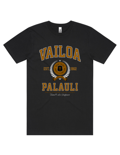 Vailoa Palauli Varsity Tee 5050 - AS Colour - Brown Print