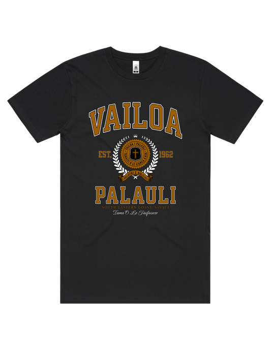 Vailoa Palauli Varsity Tee 5050 - AS Colour - Brown Print