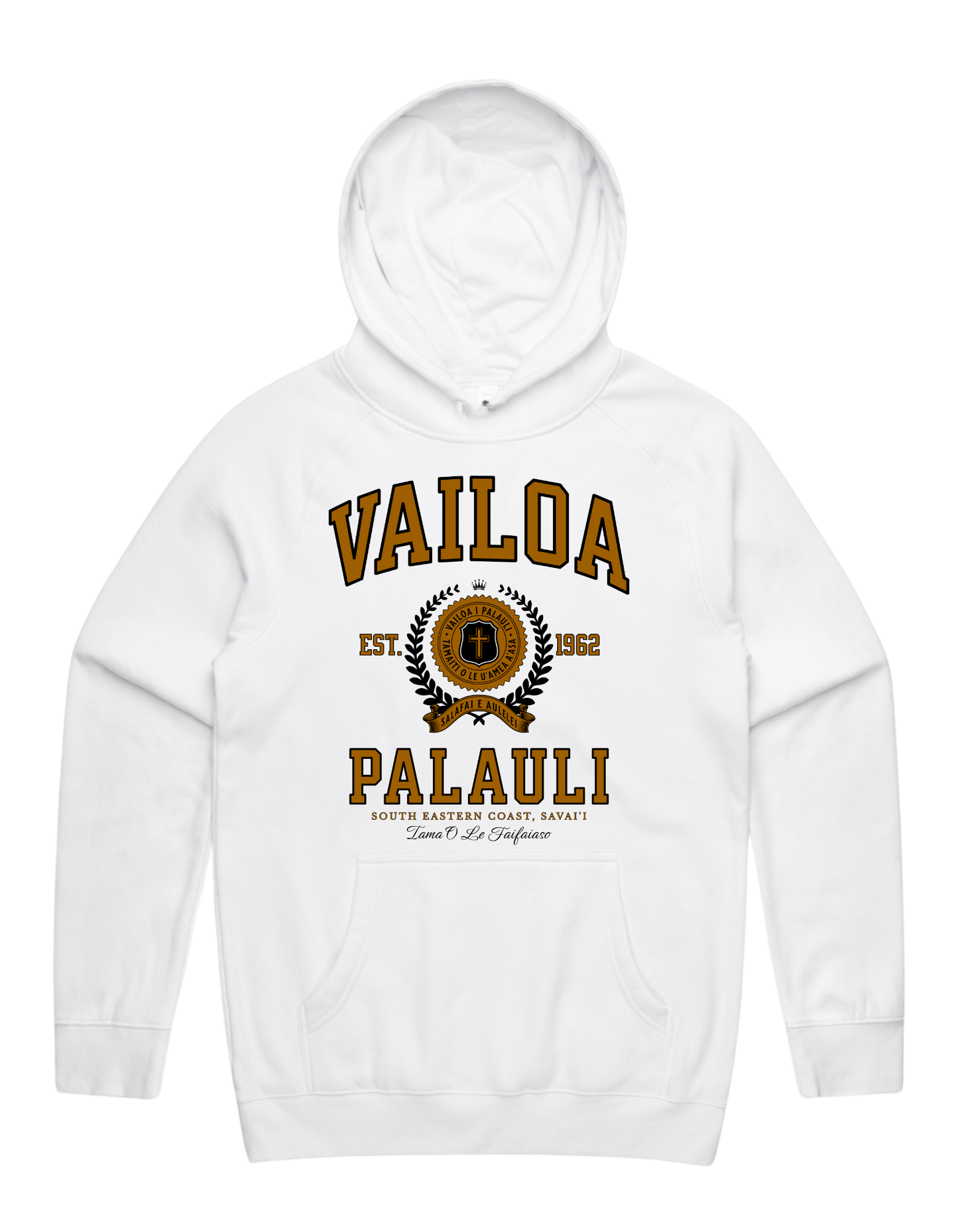 Vailoa Palauli Varsity Supply Hood 5101 - AS Colour - Brown Print