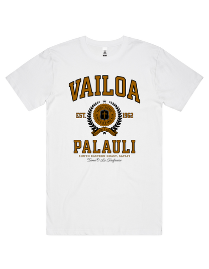 Vailoa Palauli Varsity Tee 5050 - AS Colour - Brown Print