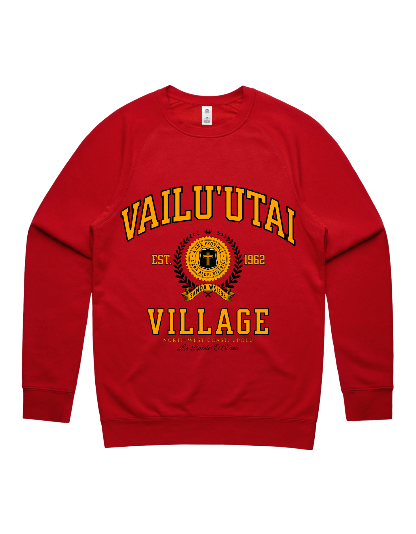 Vailu'utai Varsity Crewneck 5100 - AS Colour - Gold Print