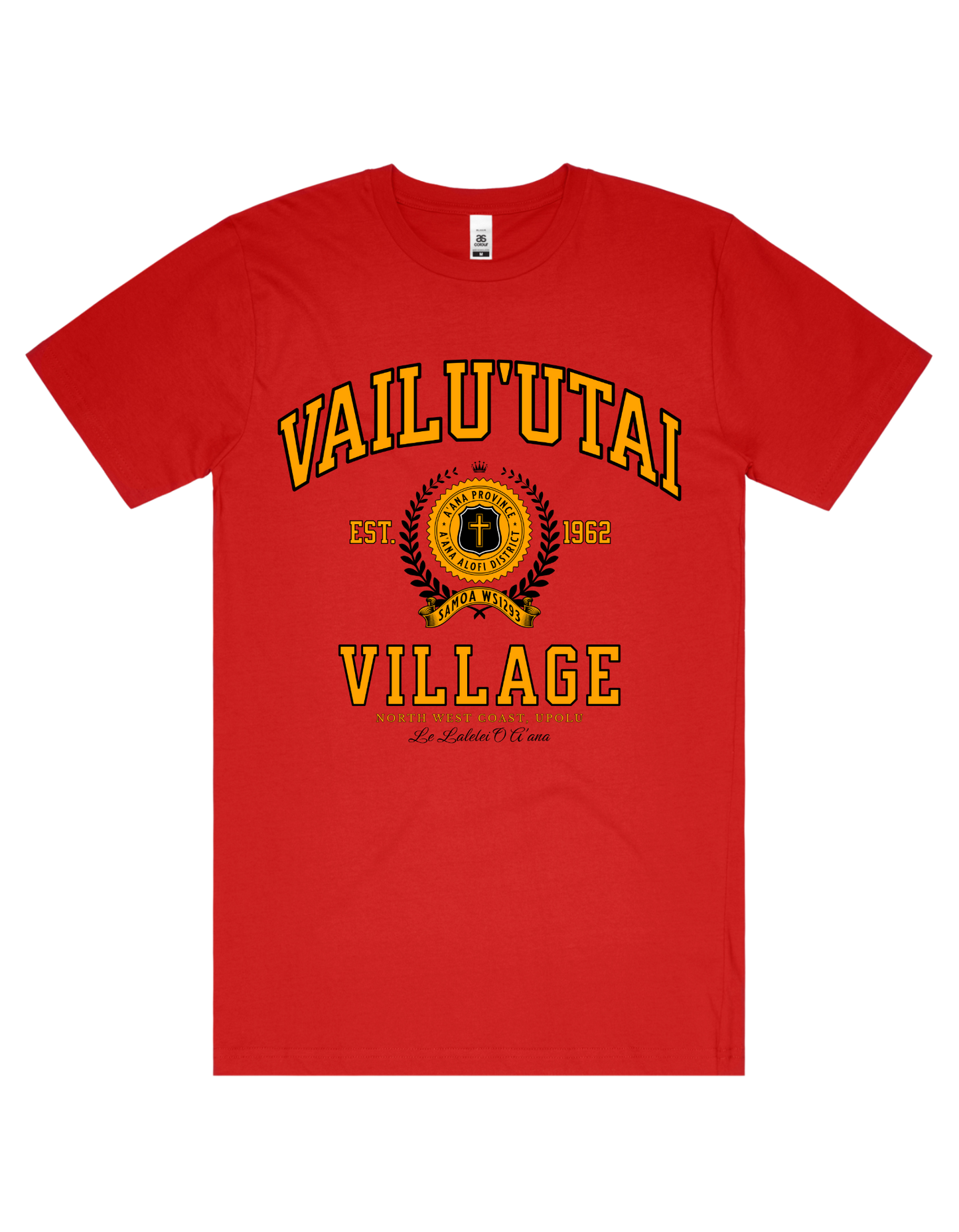 Vailu'utai Varsity Tee 5050 - AS Colour - Gold Print