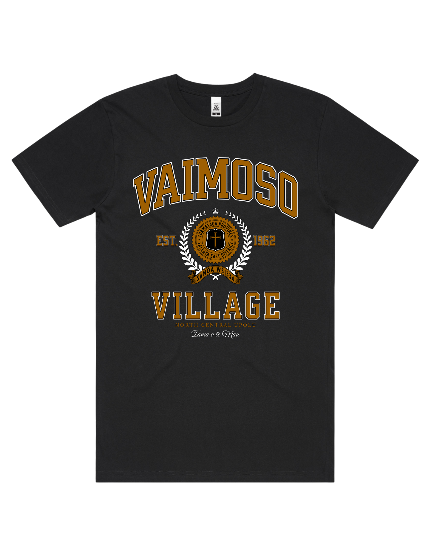 Vaimoso Varsity Tee 5050 - AS Colour - Brown Print