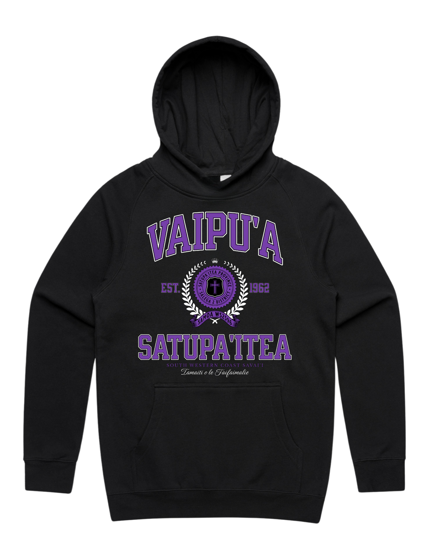 Vaipu'a Varsity Hood 5101 - AS Colour - Purple Print