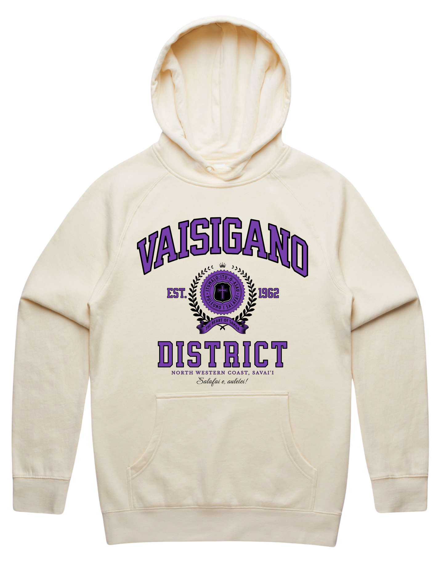 Vaisigano Varsity Hood 5101 - AS Colour - Purple Print