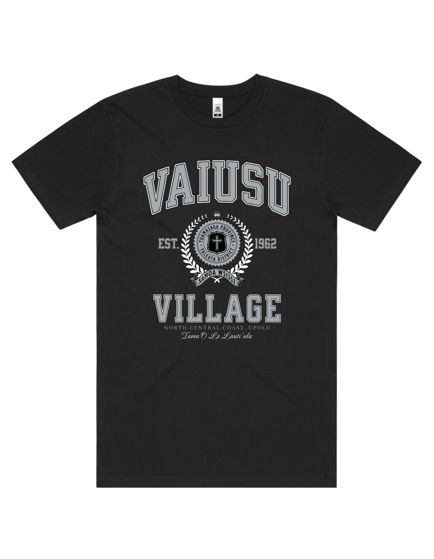 Vaiusu Varsity Tee 5050 - AS Colour - Silver Print