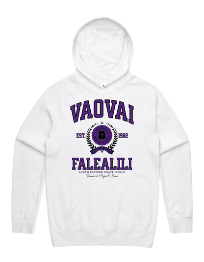 Vaovai Falealili Varsity Supply Hood 5101 - AS Colour - Purple Print